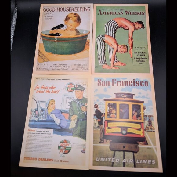 Vintage Style Company Postcards, Company Advertisement Postcards - Picture 1 of 4